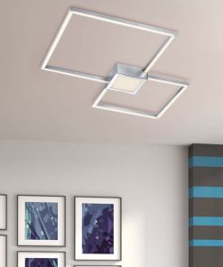 Plafoniera Led Hydra doppio quadrato dimmerabile tramite interruttore 28W – Trio Lighting